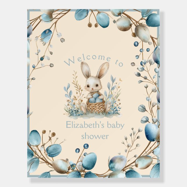 Somebunny is on the Way Welcome Sign (Front)