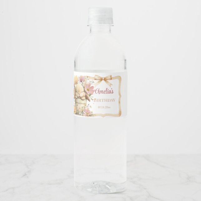 Somebunny is Turning One Food & Beverage Label (Front)