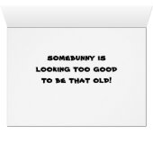 SOMEBUNNY IS WRONG..YOU CANNOT BE *****70****** (Inside Horizontal (Bottom))