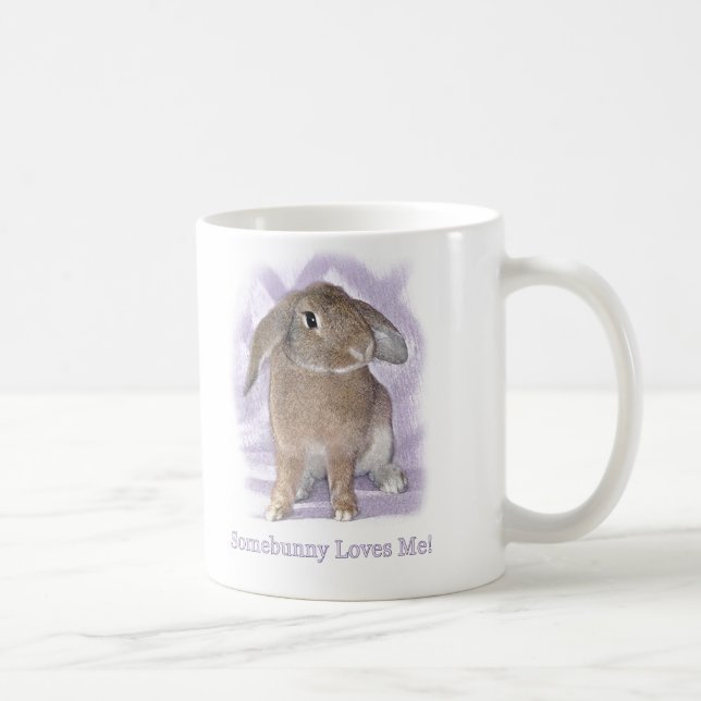 Somebunny - Large Mug (Right)