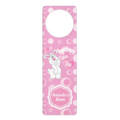 Somebunny Loves You Bunny Door Hanger