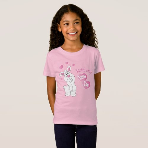 Somebunny Loves You Easter Bunny Rabbit T_Shirt