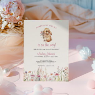 Somebunny Special Is On The Way Baby Shower Invitation