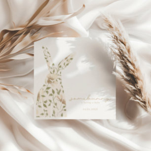 Somebunny Spring Easter Floral Baby Shower Napkins