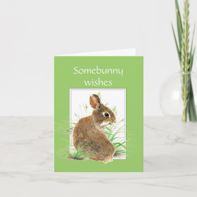 Somebunny Wishes You the Best in Your New Home Card (Front)