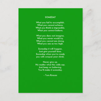 Someday Postcard