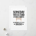 Someday You ll Find This Card In A Drawer Birthday Zazzle