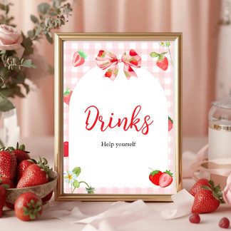 Someone Berry Sweet  | Drinks Table Sign