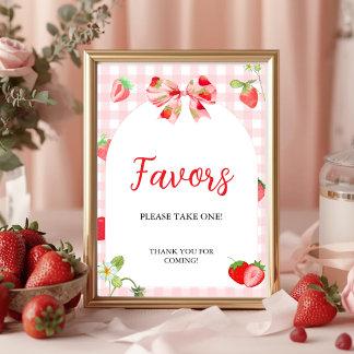 Someone Berry Sweet  | Favors Table Sign