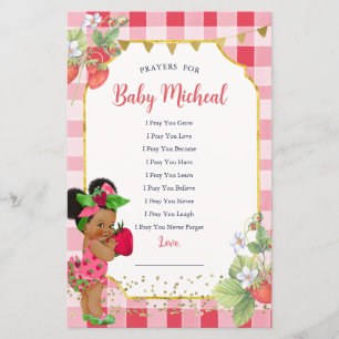 Someone Berry Sweet Strawberry Prayers for Baby