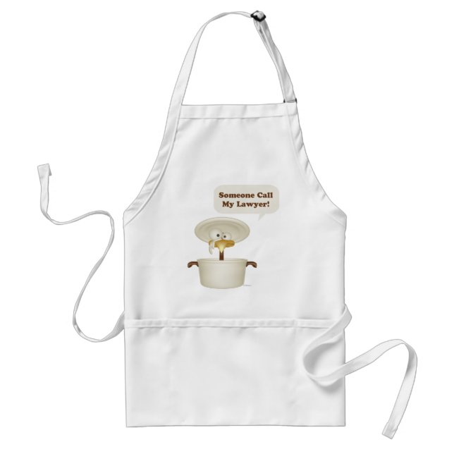 Someone Call My Lawyer Adult Apron (Front)