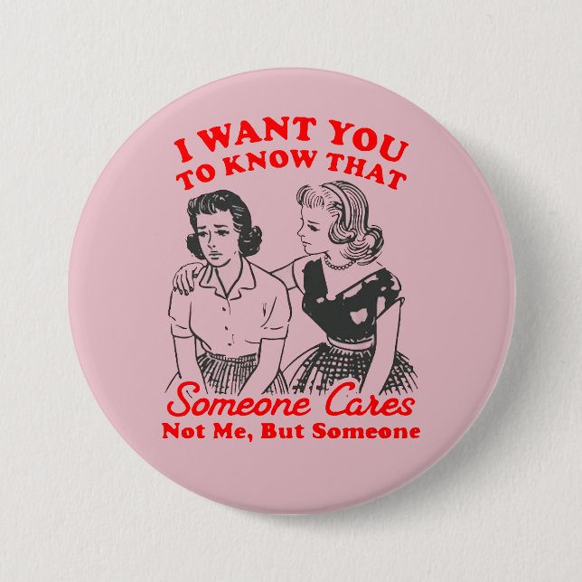 Someone Cares Button (Front)