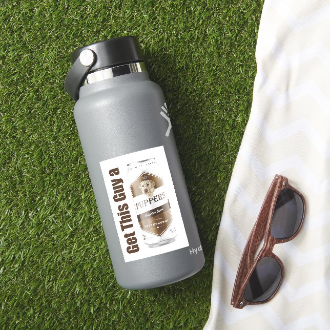 Someone Get This Guy A Puppers - Letterkenny Sticker (HydroFlask Insitu)