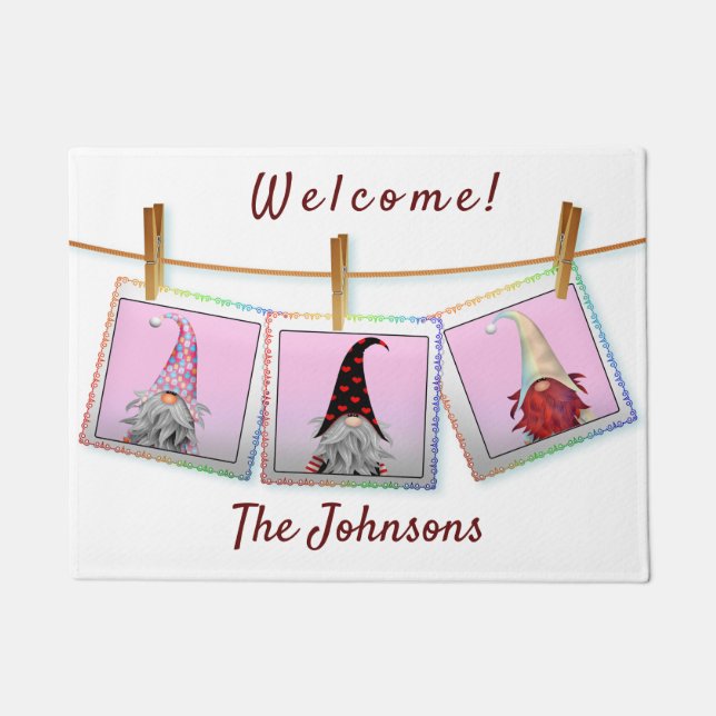 Someone Hung Us Out to Dry! Personalized Doormat (Front)