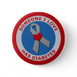 Someone I Love Has Diabetes Button