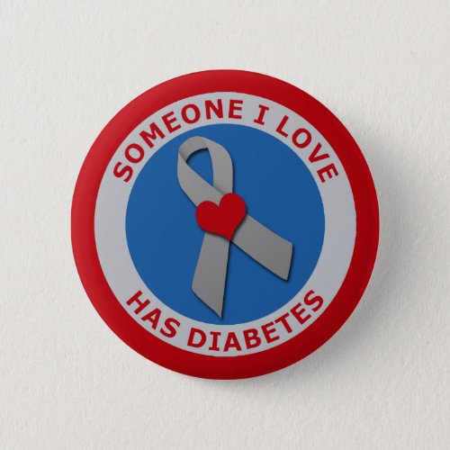 Someone I Love Has Diabetes Button