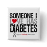 Someone I Love Has Diabetes Button