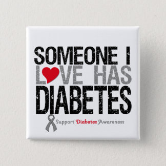 Someone I Love Has Diabetes Button