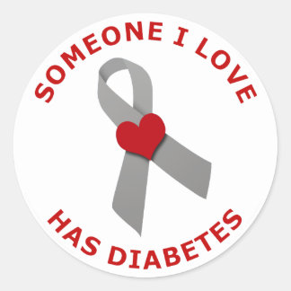 I Love Someone With Diabetes Gifts on Zazzle