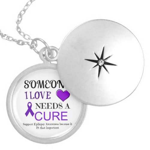 Someone I Love Needs a Cure _ Epilepsy Necklace