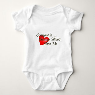 Someone in Chicago Loves Me Baby Bodysuit