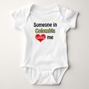 Someone in Colombia loves me Baby Bodysuit