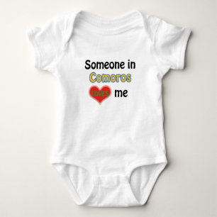 Someone in Comoros loves me Baby Bodysuit