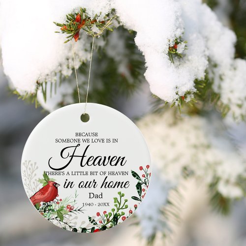 Someone In Heaven Cardinal Greenery Photo