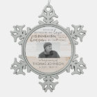Someone In Heaven Snowflake Photo Ornament