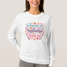 Someone in Indiana Loves Me Boho Hippie Design