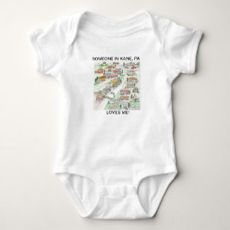 Someone in Kane, PA LOVES ME baby one piece Bodysuit