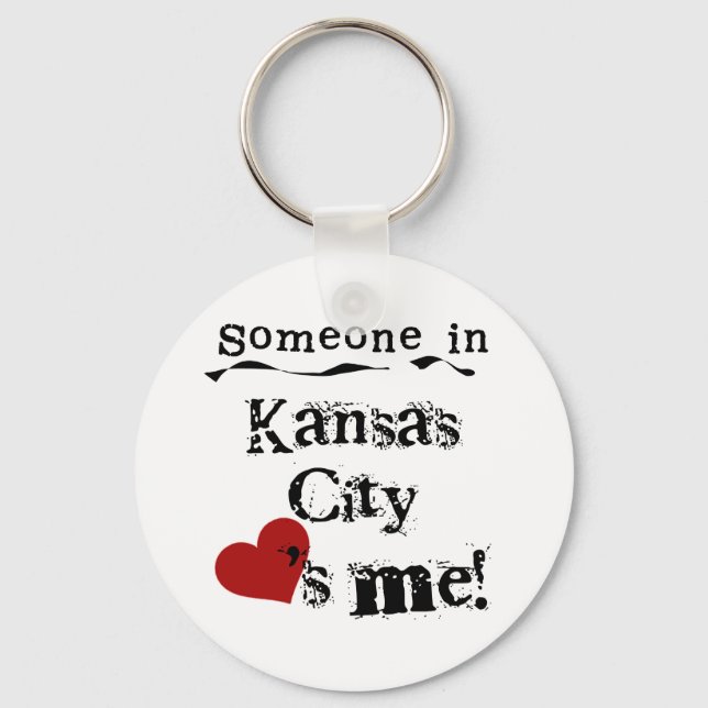 Someone in Kansas City Keychain (Front)