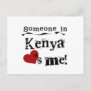 Someone In Kenya Loves Me Postcard