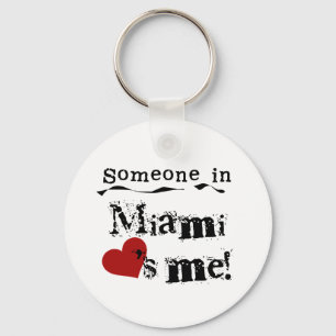 Someone in Miami Keychain