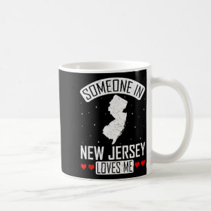 Someone In New Jersey Loves Me Nj State Souvenir G Coffee Mug
