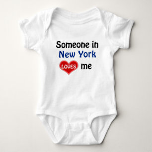 Someone in New York loves me Baby Bodysuit