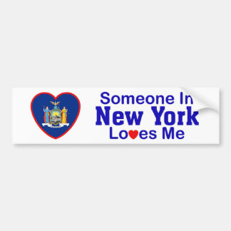 Someone In New York Loves Me Bumper Sticker