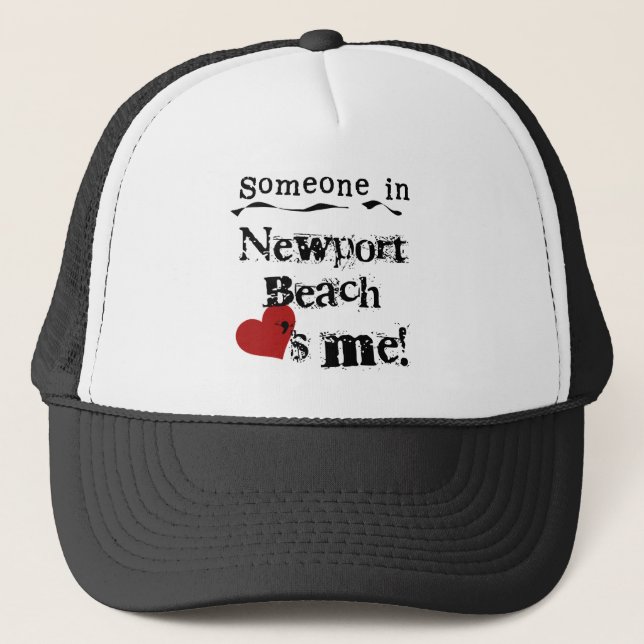 Someone in Newport Beach Trucker Hat (Front)