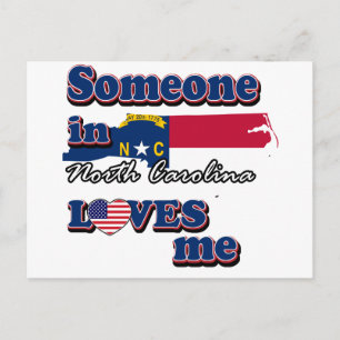 Someone in North Carolina loves me Postcard
