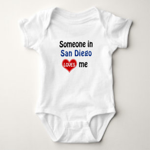 Someone in San Diego loves me Baby Bodysuit