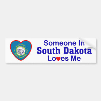 Someone In South Dakota Loves Me Bumper Sticker