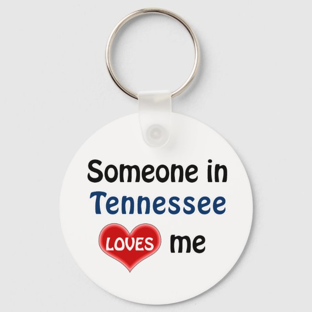 Someone in Tennessee Loves me Keychain (Front)