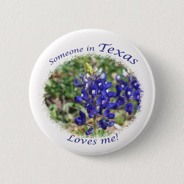 Someone in Texas Loves Me Gift Button (Front)