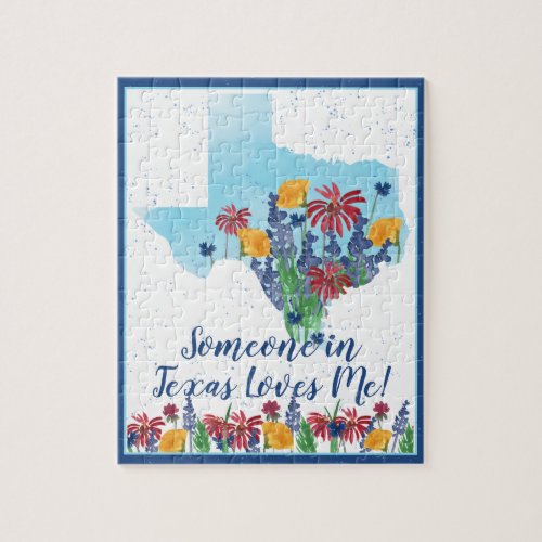 Someone in Texas Loves Me Jigsaw Puzzle