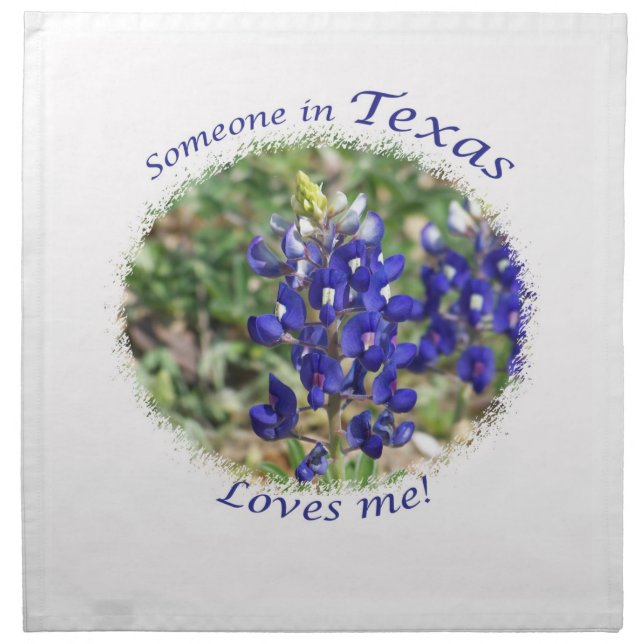 Someone in Texas Loves Me Napkins (Front)