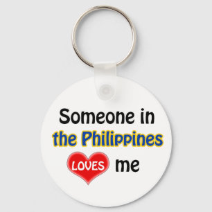 Someone in the Philippines Loves me Keychain