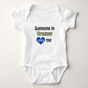 Someone in Uruguay loves me Baby Bodysuit