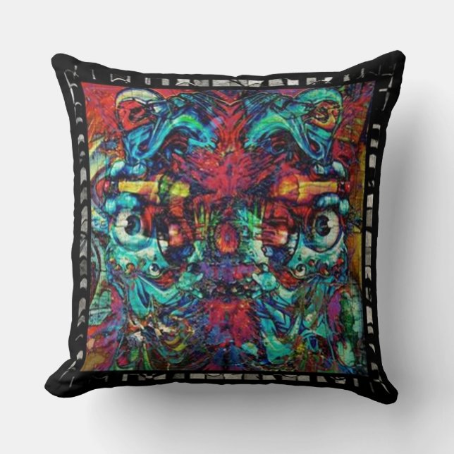 Someone Is Watching You Throw Pillow (Front)
