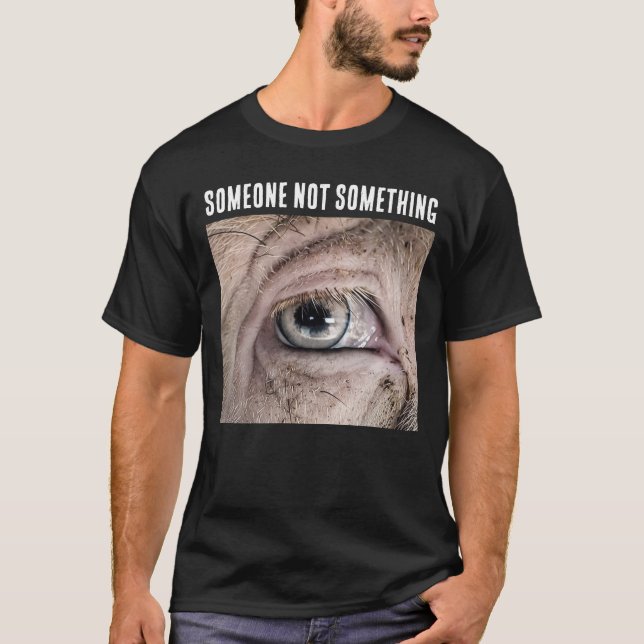 SOMEONE NOT SOMETHING PIG VEGAN T-Shirt