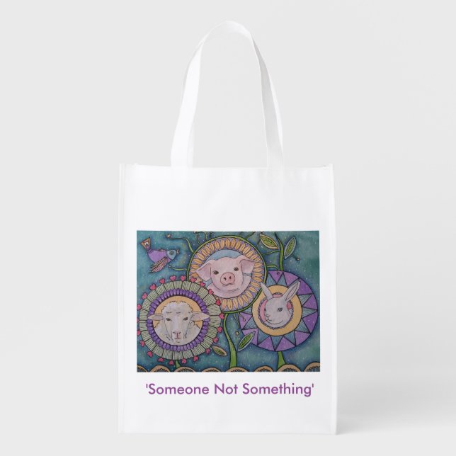 'Someone Not Something' reusable bag (Front)
